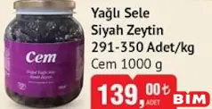 CEM YAĞLI SELE SİYAH ZEYTİN 1000 G CEM YAĞLI SELE SİYAH ZEYTİN 1000 G
